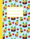 Pineapple: Composition Notebook For Kids, Collage Ruled, Perfect For School Notes, Cute Design By Cool School Studio Cover Image