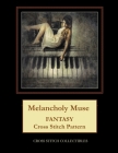 Melancholy Muse: Fantasy Cross Stitch Pattern By Kathleen George, Cross Stitch Collectibles Cover Image