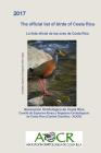 The official list of birds of Costa Rica: La lista oficial de las aves de Costa Rica Cover Image