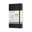 Moleskine 2022 Monthly Planner, 12M, Pocket, Black, Soft Cover (3.5 x 5.5) Cover Image