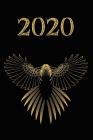 2020: Agenda semainier 2020 - Calendrier des semaines 2020 - Turquoise pointillé - Or noir, Oiseau By Gabi Siebenhuhner Cover Image