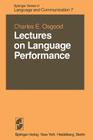 Lectures on Language Performance By C. E. Osgood Cover Image