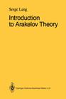 Introduction to Arakelov Theory By Serge Lang Cover Image