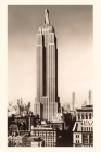 Vintage Journal Photograph of Empire State Building, New York City By Found Image Press (Producer) Cover Image