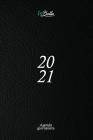 Agenda 2021 Giornaliera: 12 mesi 1 pagina per giorno con orari e calendario 2021 Formato medio (15,24 x 22,86 cm) Colore nero Cover Image
