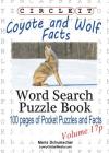 Circle It, Coyote and Wolf Facts, Pocket Size, Word Search, Puzzle Book Cover Image