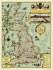National Geographic Shakespeare's Britain Wall Map (19.25 X 25.5 In) (National Geographic Reference Map) Cover Image