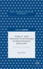 'Public' and 'Private' Playhouses in Renaissance England: The Politics of Publication (Early Modern Literature in History) Cover Image