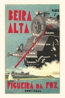 Vintage Journal Portuguese Train Advertisement Cover Image