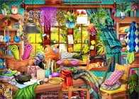 Brain Tree - Mom's Workshop 1000 Pieces Jigsaw Puzzle for Adults: With Droplet Technology for Anti Glare & Soft Touch By Brain Tree Games LLC (Created by) Cover Image
