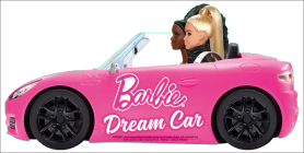 Barbie’s Dream Car: A Push-Along Board Book Adventure (Wheelie Books) By DK Cover Image