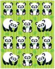 Pandas Shape Stickers Cover Image