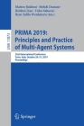 Prima 2019: Principles and Practice of Multi-Agent Systems: 22nd International Conference, Turin, Italy, October 28-31, 2019, Proceedings Cover Image