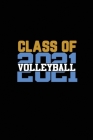 Class Of 2021 Volleyball: Senior 12th Grade Graduation Notebook By Annie's Notebook Cover Image