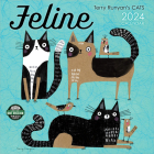 Feline 2024 Wall Calendar: Terry Runyan's Cats By Amber Lotus Publishing (Created by) Cover Image