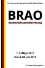 Bundesrechtsanwaltsordnung - BRAO, 1. Auflage 2017 Cover Image