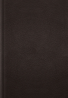 ESV Single Column Journaling Bible, Large Print (Buffalo Leather, Deep Brown) Cover Image