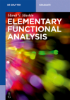 Elementary Functional Analysis (de Gruyter Textbook) By Marat V. Markin Cover Image