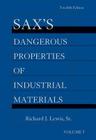 Sax's Dangerous Properties of Industrial Materials, 5 Volume Set, Print and CD Package By Richard J. Lewis Cover Image