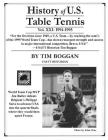 History of U.S. Table Tennis, Volume 21 By Tim Boggan Cover Image