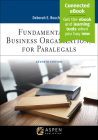 Fundamentals of Business Organizations for Paralegals (Aspen Paralegal) Cover Image