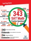 343 SAT Math Practice Questions (Test Prep #16) By Vibrant Publishers (Other) Cover Image