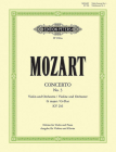 Violin Concerto No. 3 in G K216 (Edition for Violin and Piano): Solo Part Ed. and with Cadenzas by David Oistrakh (Edition Peters) By Wolfgang Amadeus Mozart (Composer), David Oistrakh (Composer), Wilhelm Weismann (Composer) Cover Image