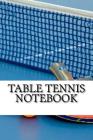 Table Tennis Notebook Cover Image
