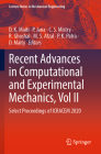 Recent Advances in Computational and Experimental Mechanics, Vol II: Select Proceedings of Icracem 2020 (Lecture Notes in Mechanical Engineering) By D. K. Maiti (Editor), P. Jana (Editor), C. S. Mistry (Editor) Cover Image