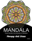 Mandala Therapy Anti Stress Vol.2: Flower Mandala Coloring book for Relaxation Cover Image