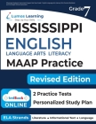Mississippi Academic Assessment Program Test Prep: Grade 7 English Language Arts Literacy (ELA) Practice Workbook and Full-length Online Assessments: By Lumos Learning Cover Image