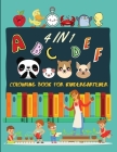 4 In 1 colouring Books: A-Z 4 In 1 colouring Books 100 pages 8.5 x 11: A-Z, Animals A-Z, Things A-Z , Cartoons for Toddlers /kids ages 2-4 And By Magical Coloring Books Cover Image