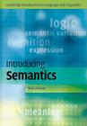 Introducing Semantics (Cambridge Introductions to Language and Linguistics) By Nick Riemer Cover Image