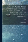 Data on Water Wells and Springs in the Rice and Vidal Valley Areas, Riverside and San Bernardino Counties, California; 91-8 Cover Image
