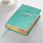KJV Compact Large Print Lux-Leather Teal  Cover Image