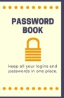 Password and username keeper (password book with alphabetical tabs): Password keeper, Gift for a holiday or birthday (110 Pages, 5.5 x 8.5) Cover Image
