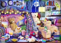 Brain Tree - Teddy's Room 1000 Pieces Jigsaw Puzzle for Adults: With Droplet Technology for Anti Glare & Soft Touch Cover Image