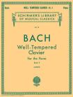 Well Tempered Clavier - Book 2: Schirmer Library of Classics Volume 14 Piano Solo By Johann Sebastian Bach (Composer), Carl Czerny (Editor) Cover Image