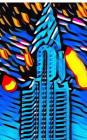 New York City Chrysler Building Art Journal: Art Painting Journal By Michael Huhn Cover Image