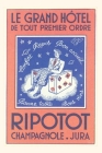Vintage Journal Grand Hotel Ripotot, Champagnole By Found Image Press (Producer) Cover Image