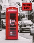 Sketch Book: London phone booth; 100 sheets/200 pages; 8