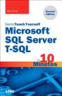 Microsoft SQL Server T-SQL in 10 Minutes, Sams Teach Yourself Cover Image