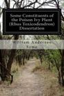Some Constituents of the Poison Ivy Plant (Rhus Toxicodendron) Dissertation Cover Image