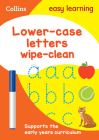 Lower Case Letters: Wipe-Clean Activity Book (Collins Easy Learning Preschool) Cover Image