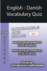 English - Danish Vocabulary Quiz - Match the Words - Volume 1 By Valentin Ristea Cover Image