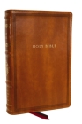 RSV Personal Size Bible with Cross References, Brown Leathersoft, Thumb Indexed, (Sovereign Collection) Cover Image