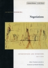 Negotiations: Interventions and Interviews, 1971-2001 (Cultural Memory in the Present) Cover Image