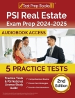 PSI Real Estate Exam Prep 2024-2025: 5 Practice Tests and PSI National License Study Guide [Audiobook Access] Cover Image