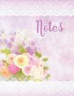 Lavender and Lace Floral Notebook Cover Image