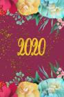 2020: Agenda semainier 2020 - Calendrier des semaines 2020 - Design de fleurs By Gabi Siebenhuhner Cover Image